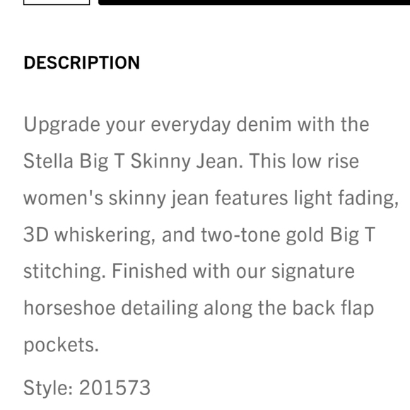 AWESOME TRUE RELIGION STELLA BIG T LOW RISE SKINNY JEANS - Picture 15 of 16